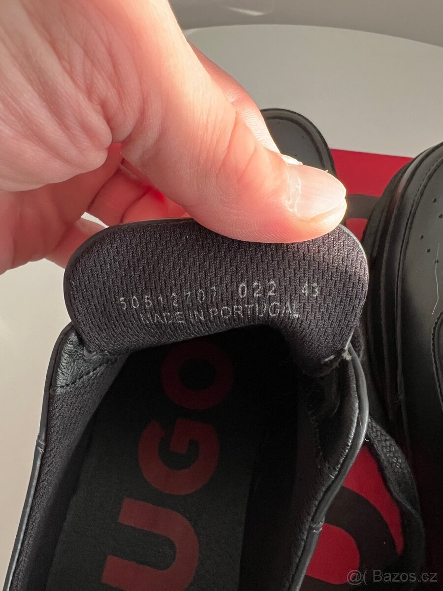 Nové kožené pánské boty HUGO BOSS v. 43 - 7