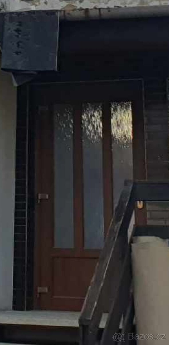 Vchodové bezpečnostní dveře, bílo-hnědé - 7