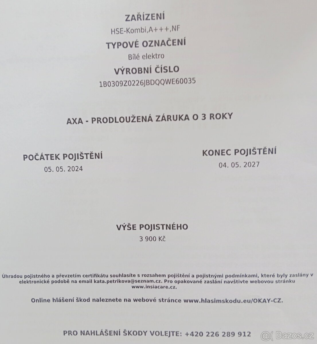 Lednice s mrazákem Hisense v záruce do 05/27 - 7