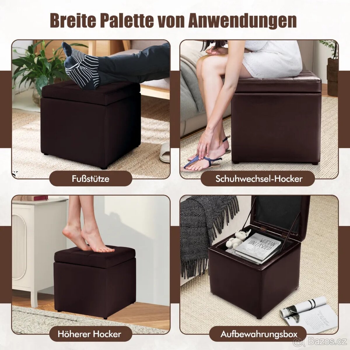 Taburetka s úložným prostorem NOVÁ - 7