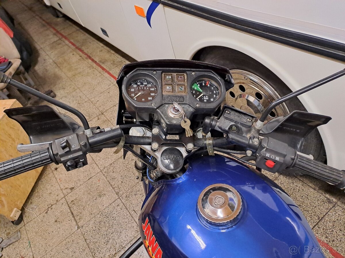 JAWA 350 640 Blue Style - 7