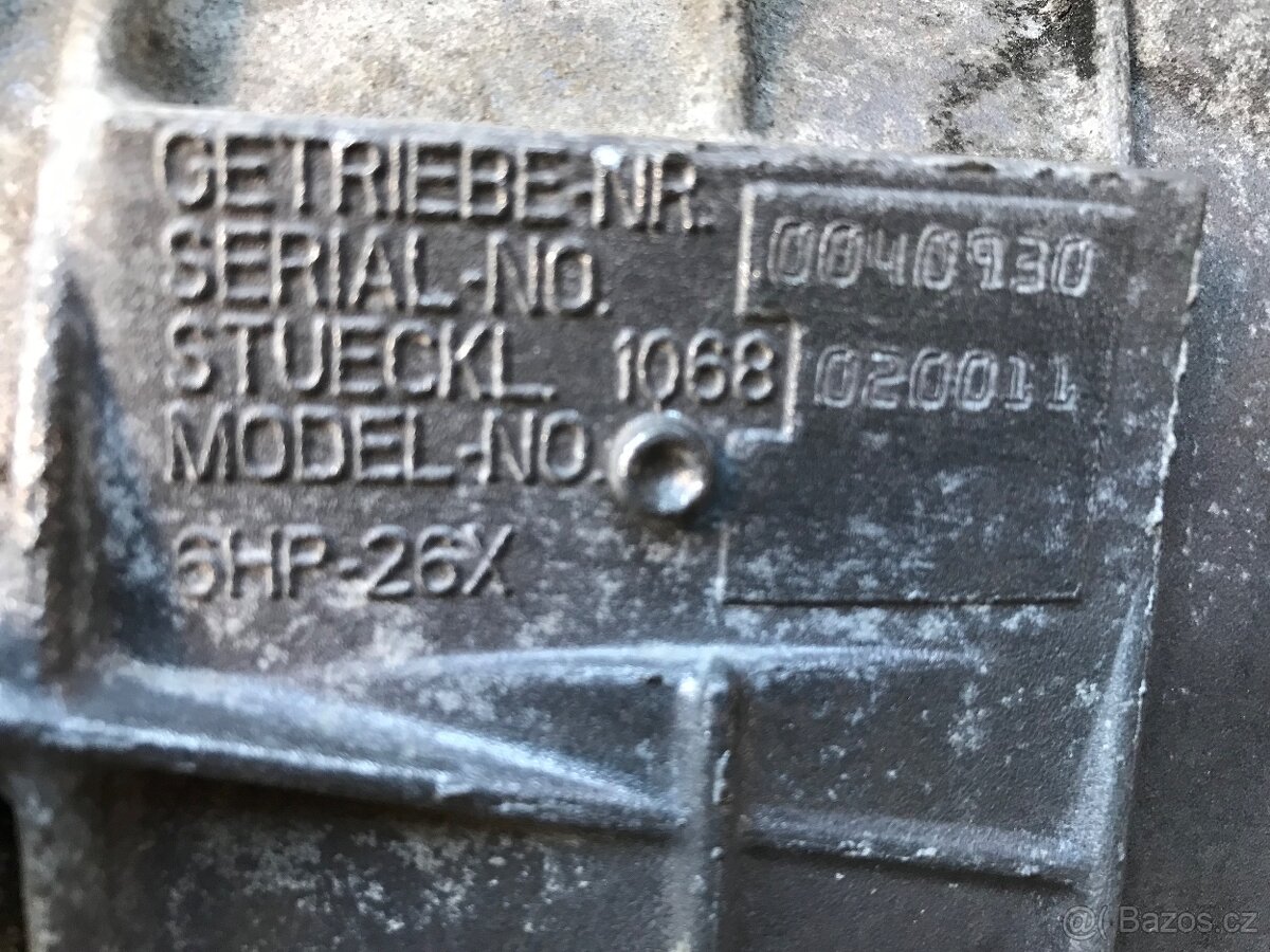 Převodovka ZF 6HP 26X - 7