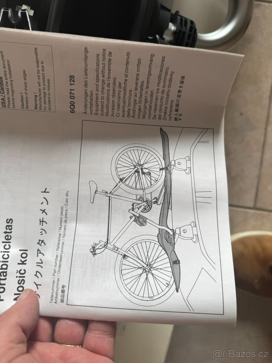 VW OE NOSIČ JÍZDNÍCH KOL - 7