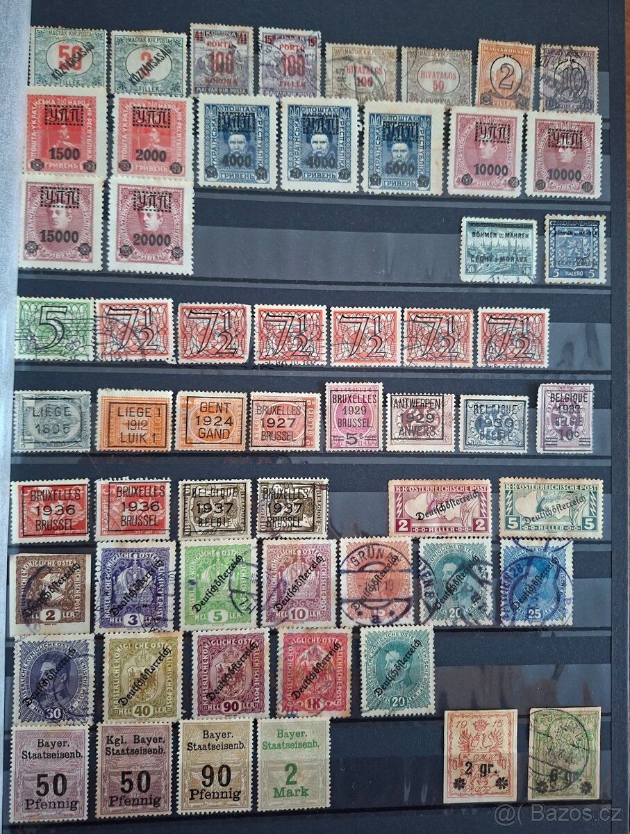 Poštovní známky - přetisky - 7