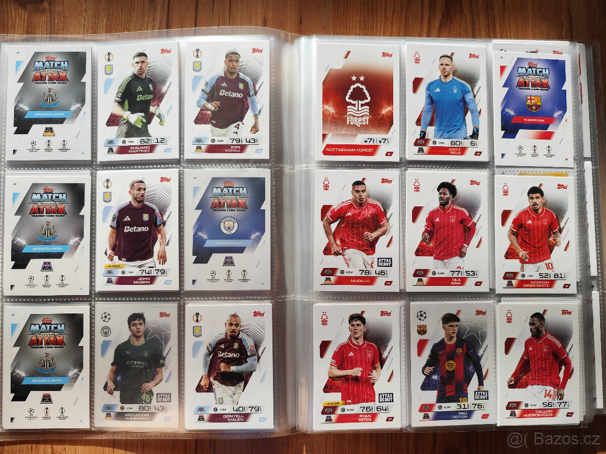 Fotbalové kartičky Match Attax 2025/26 ... obyčajné - 7
