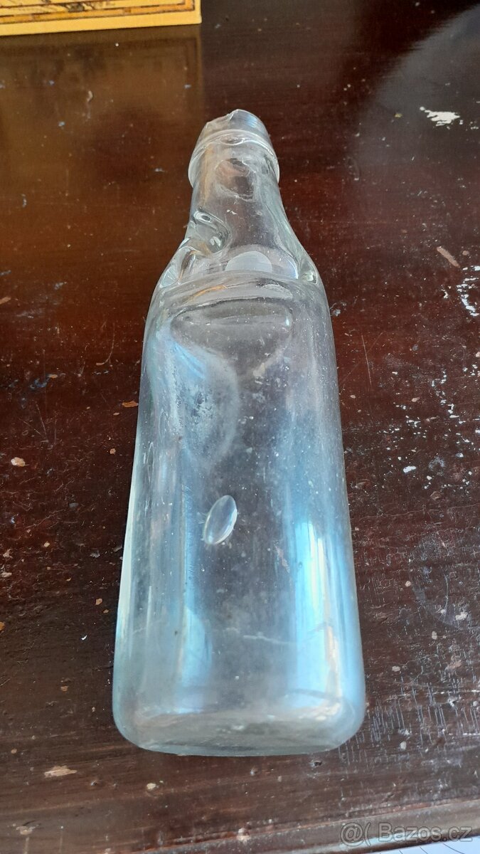 Stará skleněná lahev s kuličkou - 7
