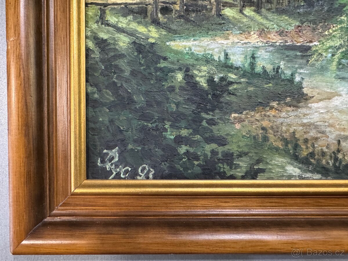 Obraz Krajina s pařezem/ - 7