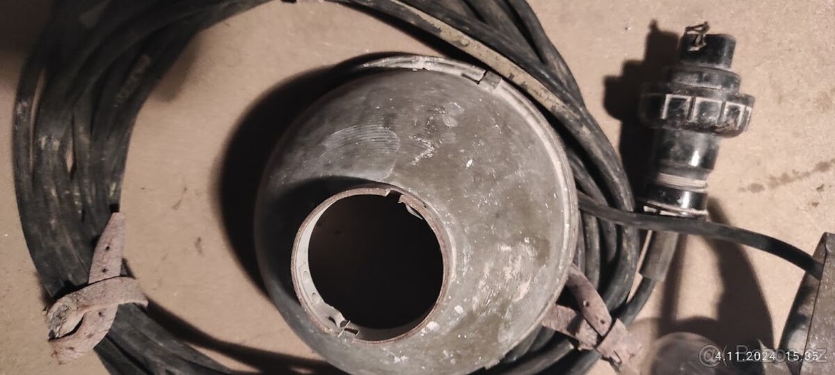 RETRO Vojenské světlo, reflektor - 7