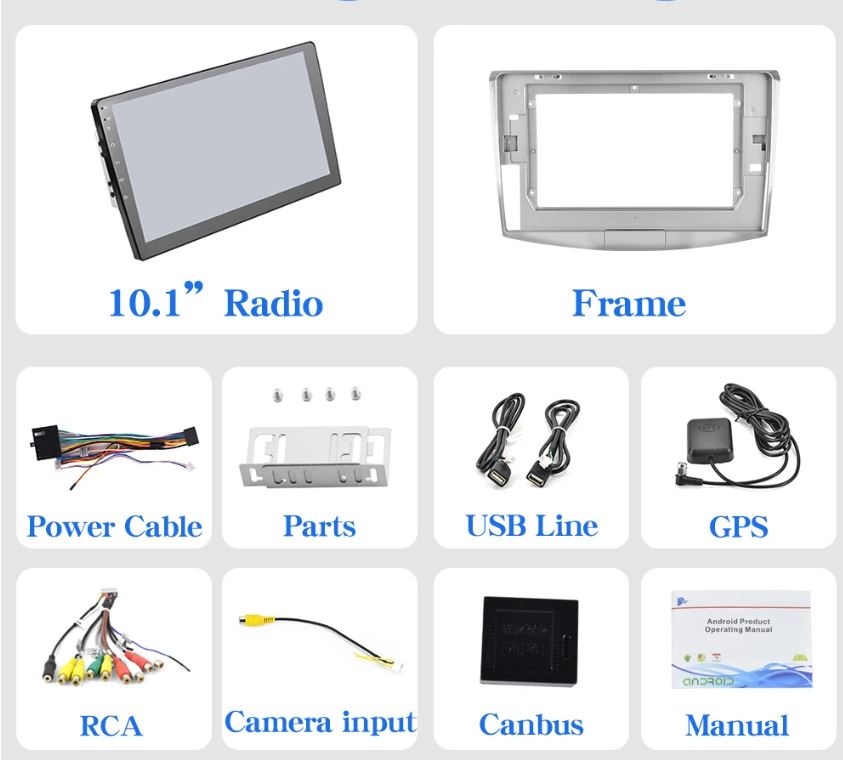 Autorádio Passat B6 B7 CC Podofo 4GB/64GB - 7