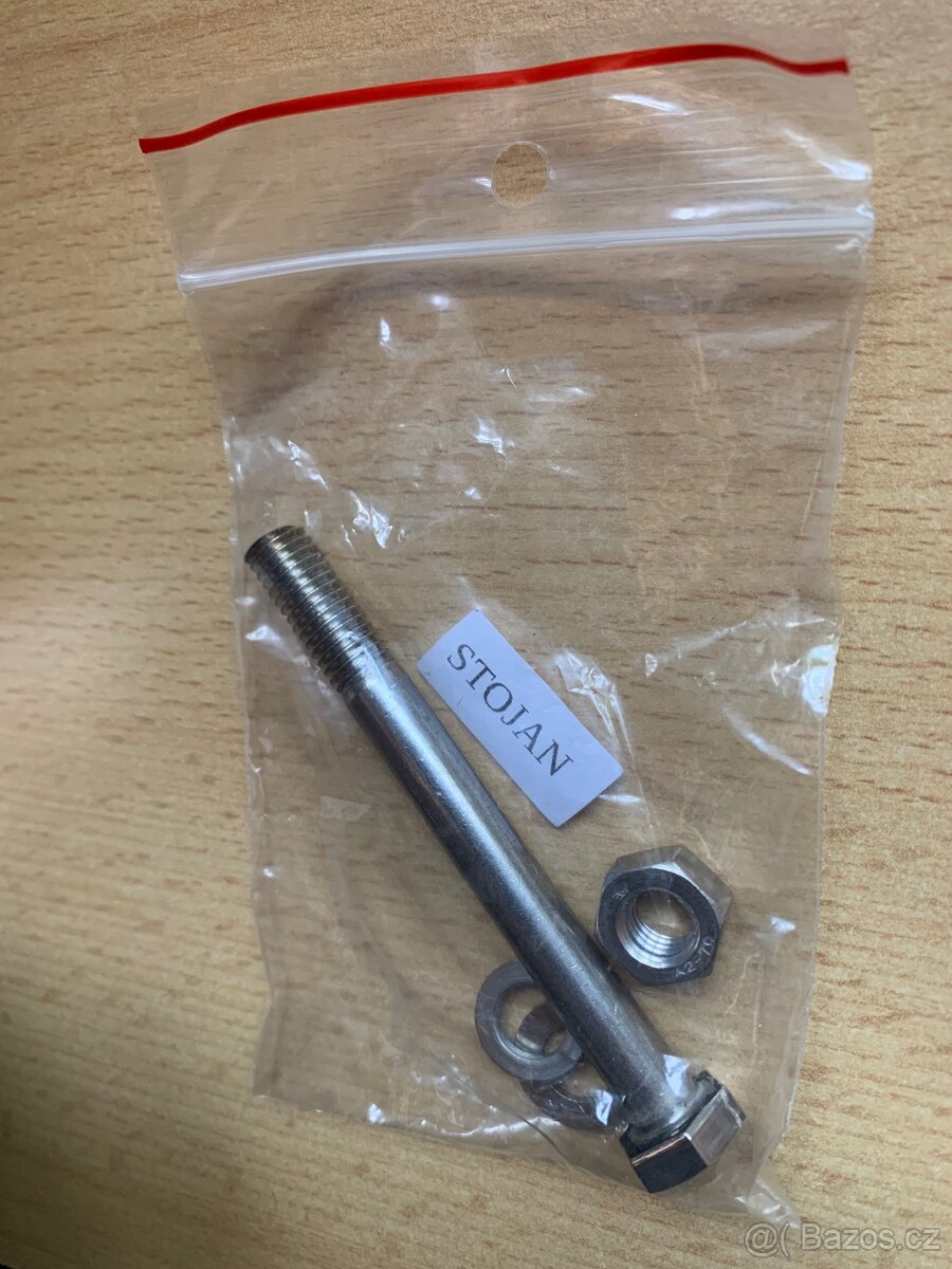 Jawa 550 - Set leštěných nerezových šroubků - 7