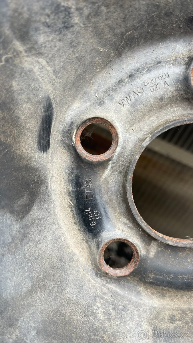 Octavia / Golf / Fabia - kola - disky - rezervy 14" / 15" - 7