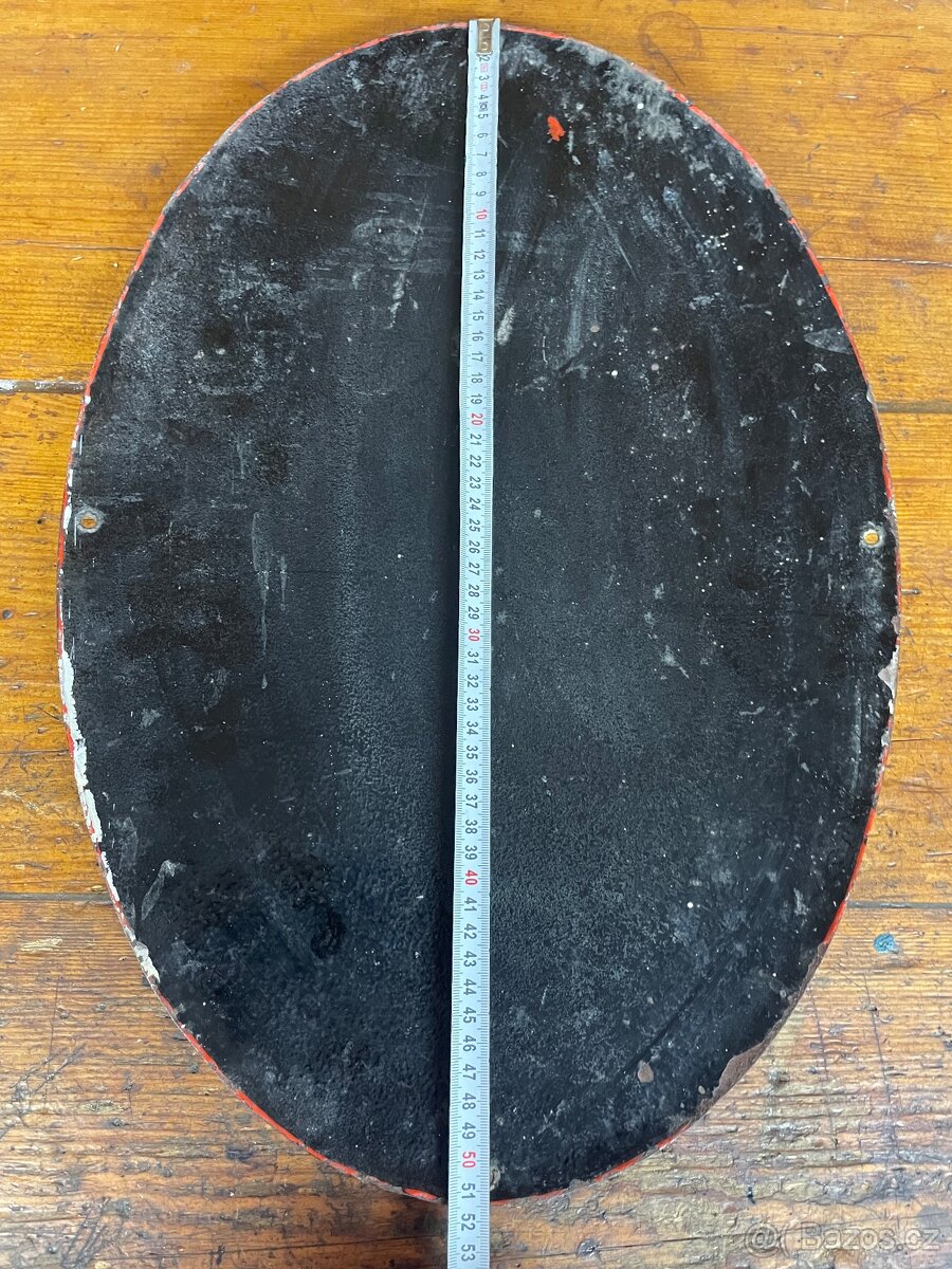 Stara reklamni plechova smaltovana cedule reklama - 7