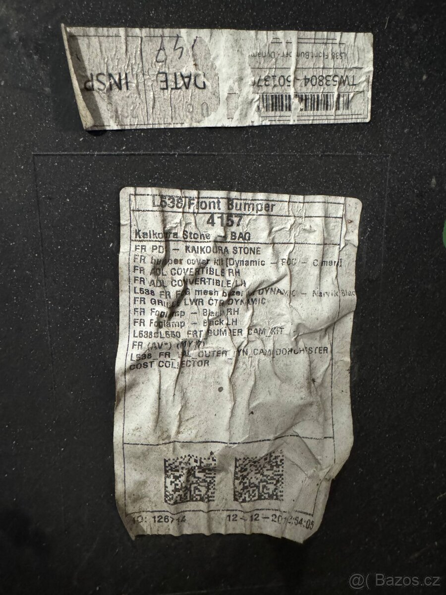 Přední nárazník Land Range Rover Evoque náhradní díly ND - 7