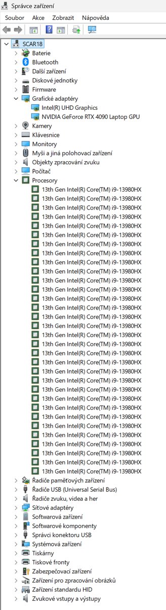 ROG Strix Scar 18 (2023) i9-13980hx / rtx4090 / 32gb ram - 7