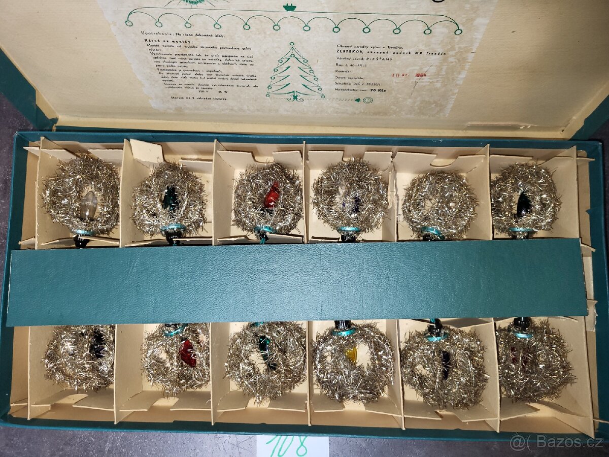 Retro vánoční osvětlení 108 - 7