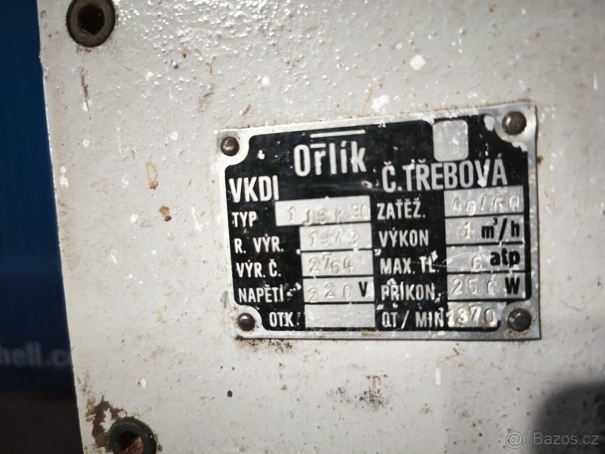 Přenosný kompresor ORLÍK 1JSK 30 - 7