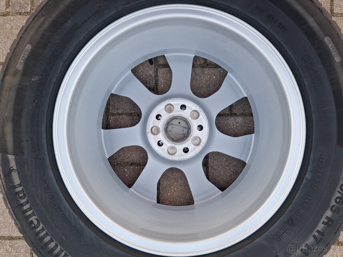 AUDI - ORIGINÁL AL.KOLA+4xZIMNÍ PNEU CONTINENTAL 235/65R17 - 7