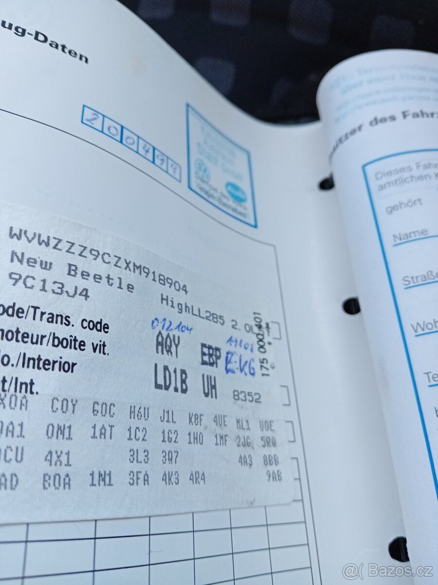 VW NEW BEETLE 2.0I-DILY - 7