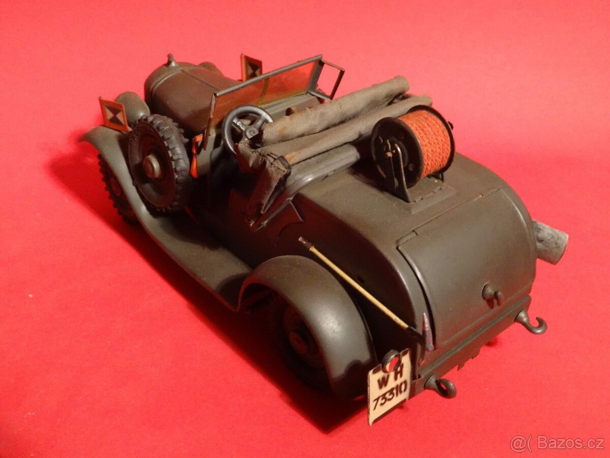 Hausser Elastolin Telefon Kübelwagen měřítko 7,5 cm - 7