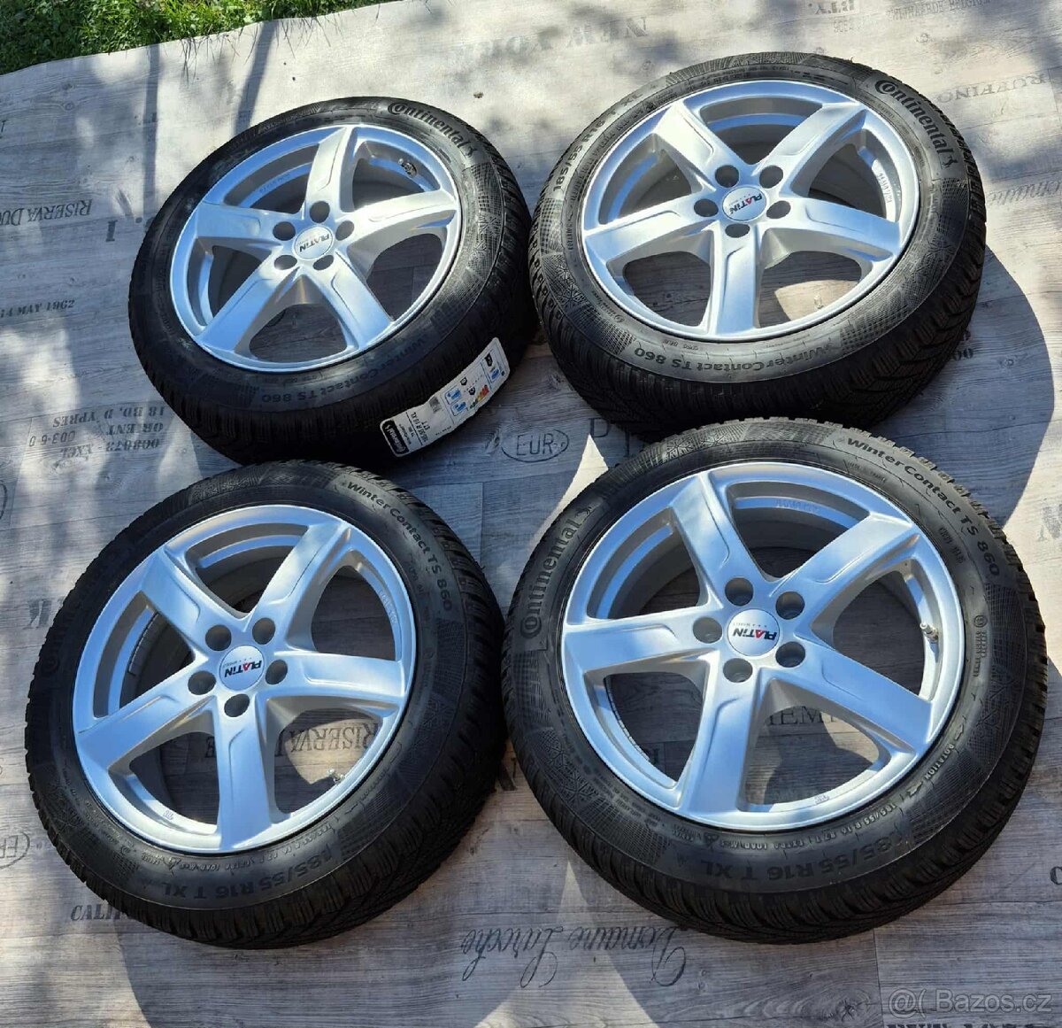 Prodám nové alu kola 16" + zimní pneu Continental (nejeté) - 7