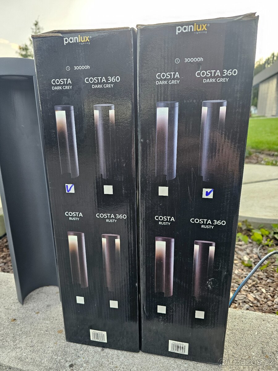 Venkovní osvětlení Panlux Costa Dark Grey - 7