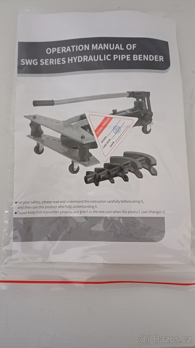 Hydraulická ohýbačka trubek - 10 tun - 7