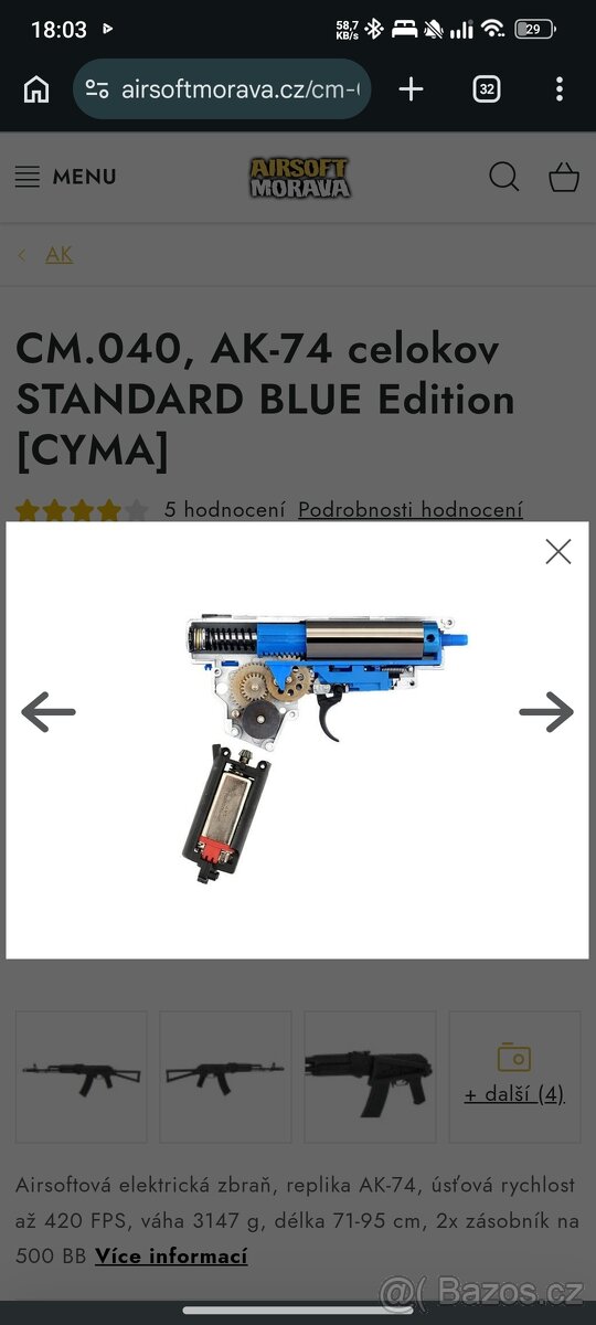 Airsoft cyma AK74 - 7