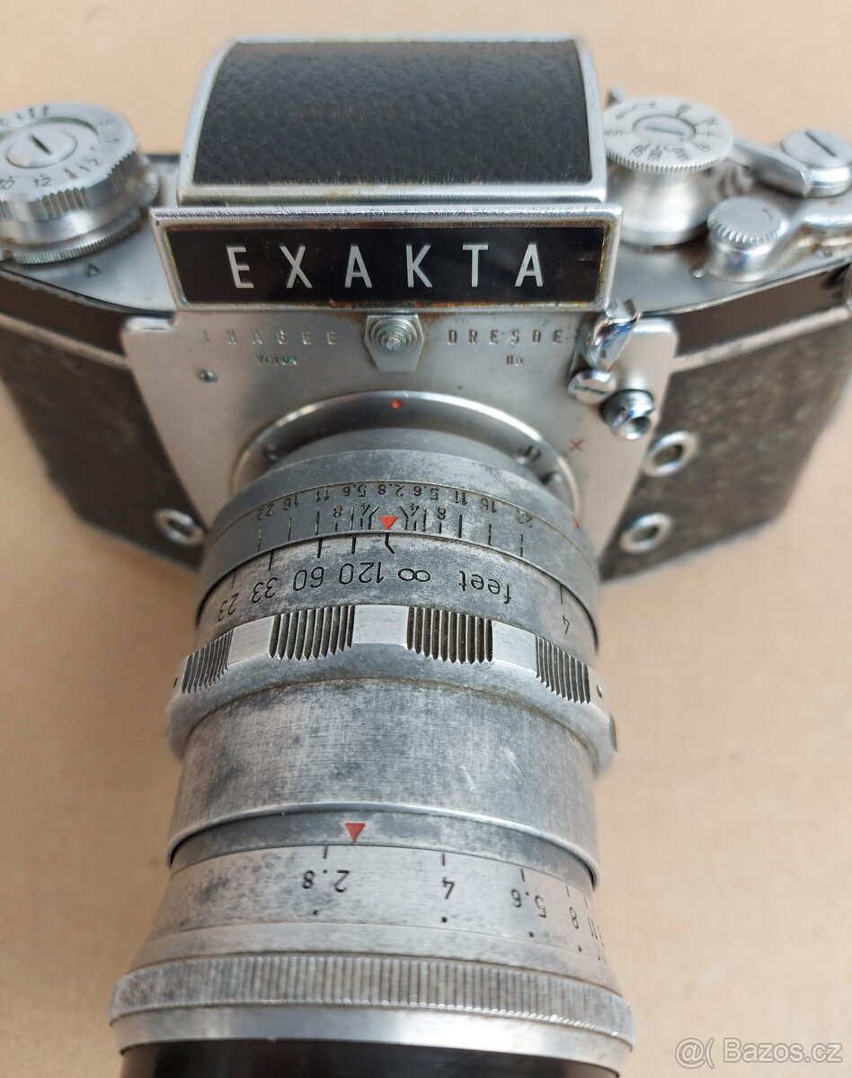 Objektiv Meyer Görlitz Trioplan 100 f2,8 + Exakta Varex IIa - 7