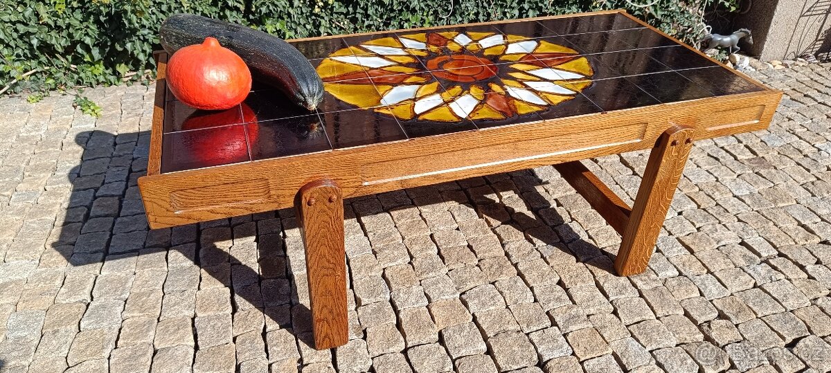 Vintage konferenční stůl design Jullite Belarti - 7