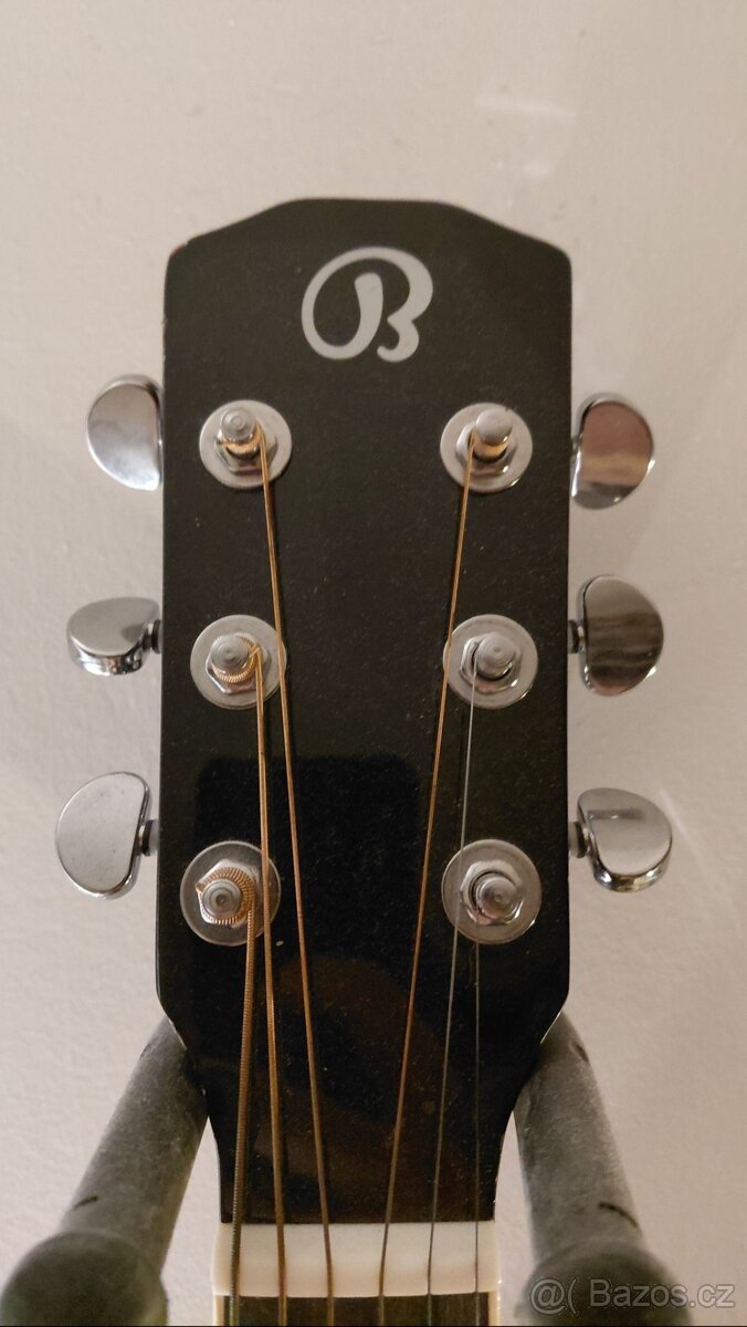🎸 Akustická kytara Blond D-OA BK + Fender popruh + obal - 7