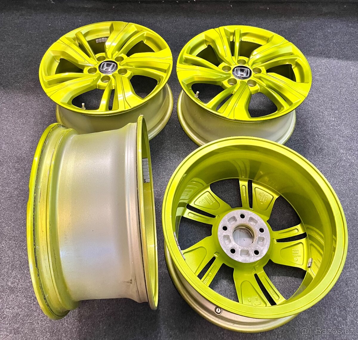 R17” 5x114,3 Honda Civic originál alu disky - Lak - TOP - 7