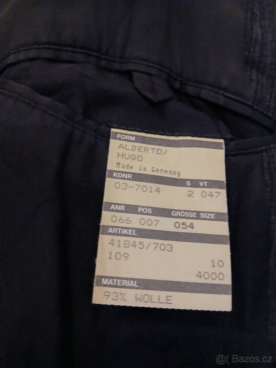 Pánské vlněné sako Hugo Boss vel. 54 - 7