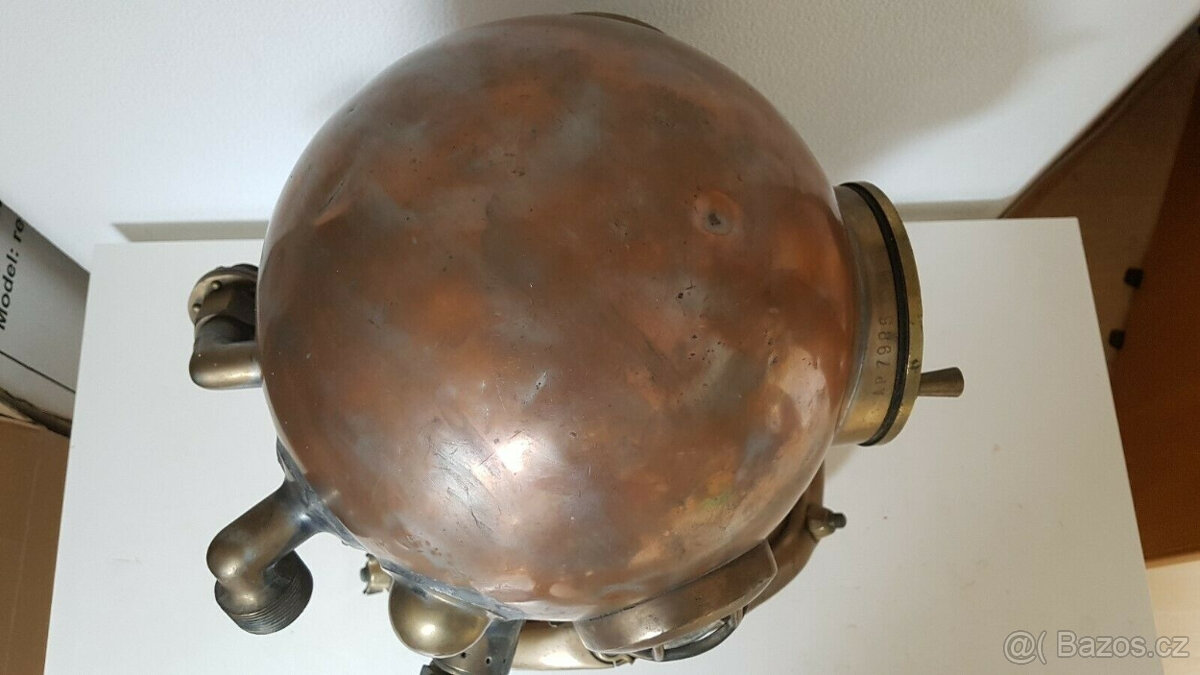 Potápěčská helma Siebe Gorman se 6 šrouby, pracovní helma, o - 7