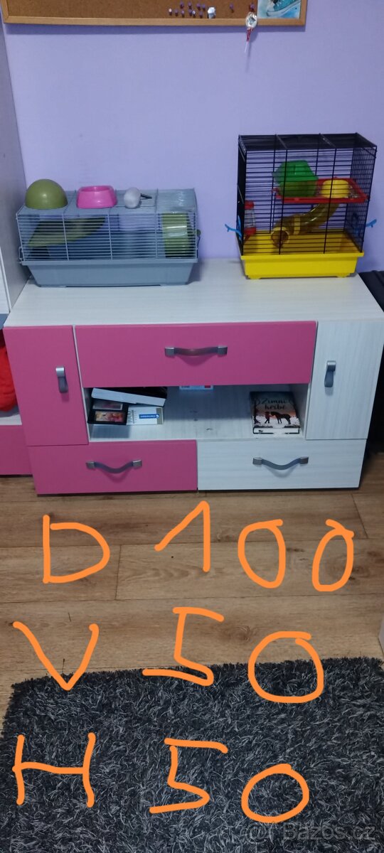 Prodám dětskou postel + matrace + nábytek - 7