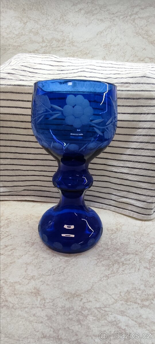 Sada kobaltové sklo Nový Bor - 7