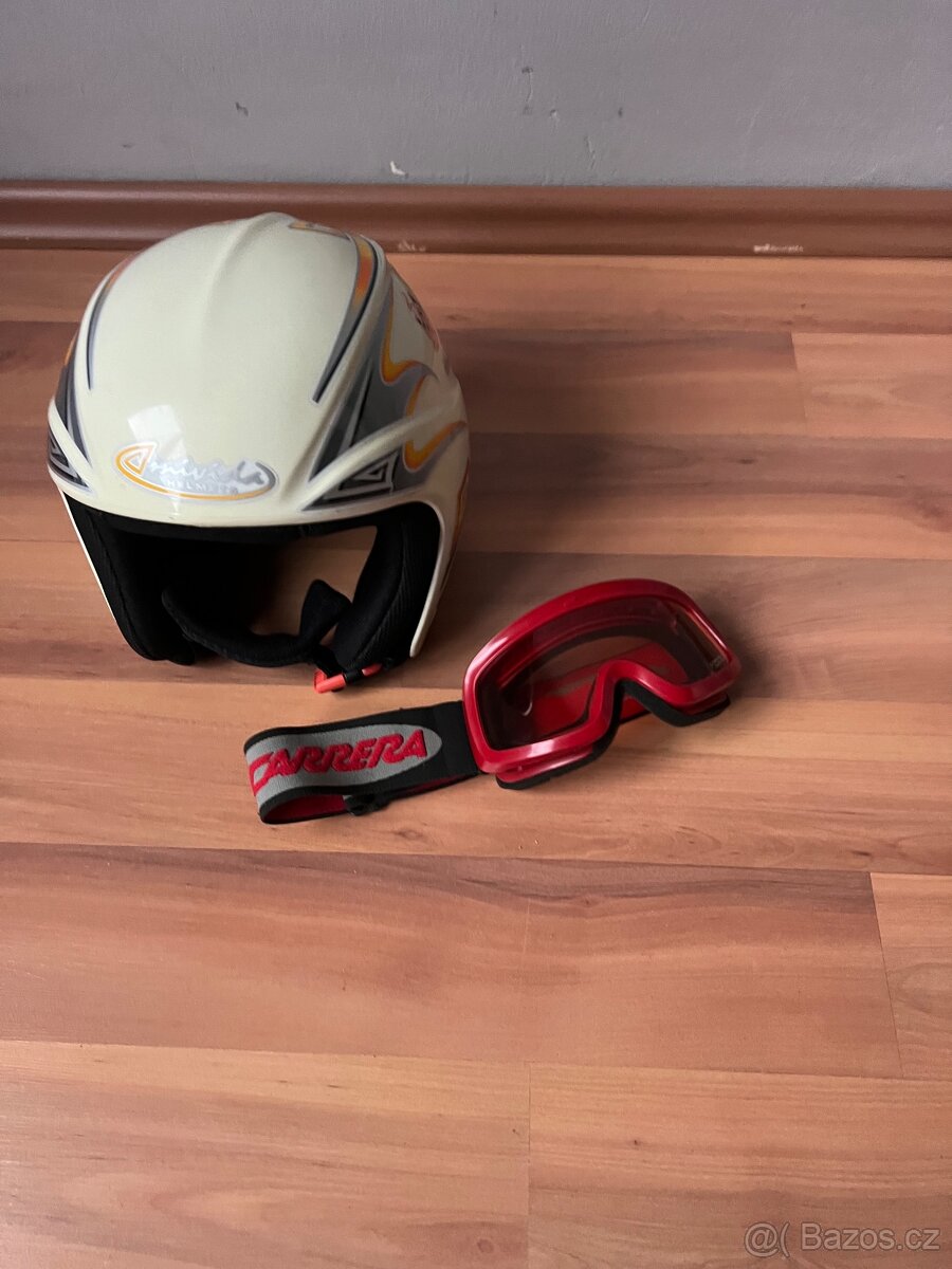 Dětské (dívčí) lyže Rossignol + přilba, brýle a boty - 7