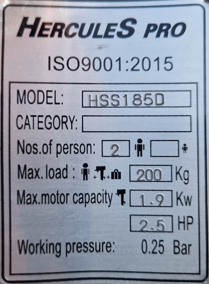 Nafukovací člun HERCULES PRO 185 - 7