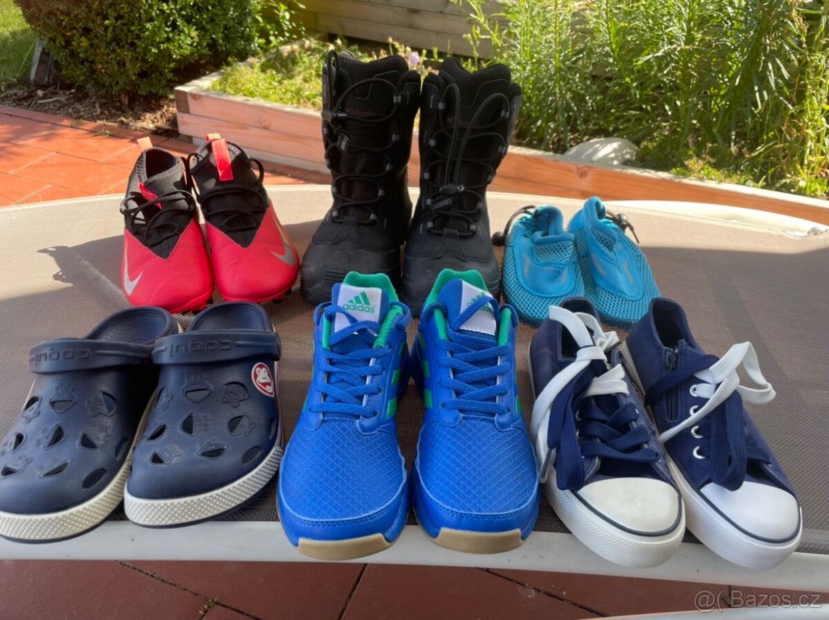 Dětské chlapecké boty vel. 32 - 33, AKCE 2ks poslání ZDARMA - 7