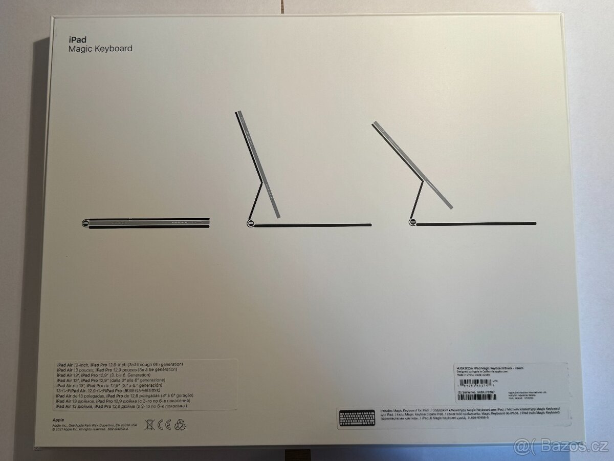 MAGIC KEYBOARD Apple iPad 12,9" / Air 13" (2024) klávesnic - 7