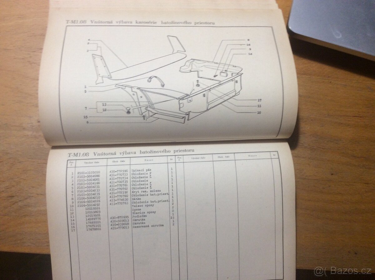 Katalog náhradních dílu Lada 1600 rok 1982 - 7