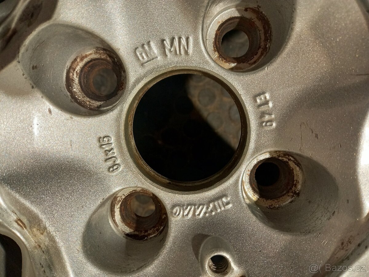 Hliníkové disky orig. Opel 15" - 7