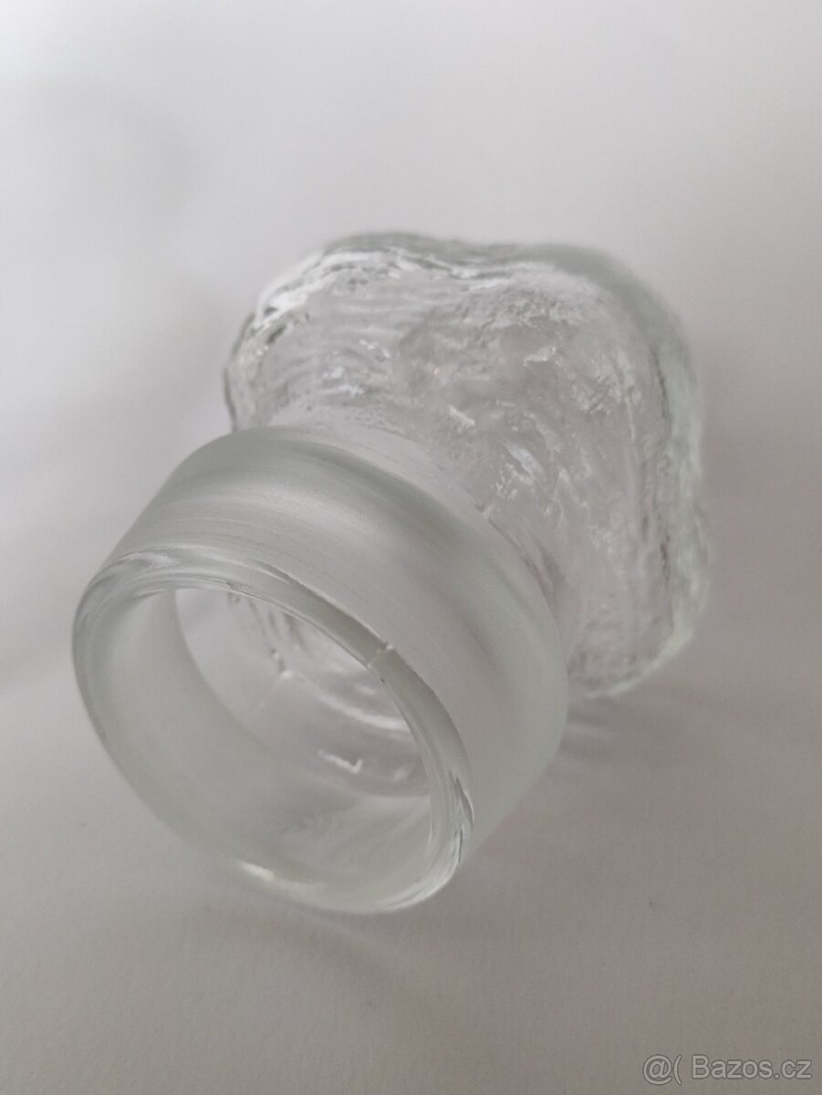 Retro dóza Pavel Pánek, lisované sklo, ČSSR, pošta 79.- - 7