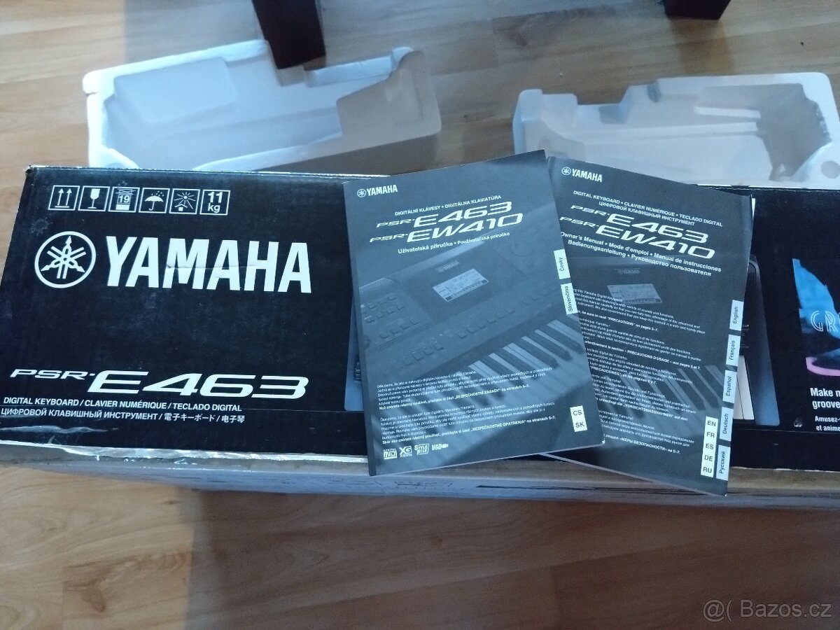 Klávesy keyboard Yamaha PSR E463 - 7