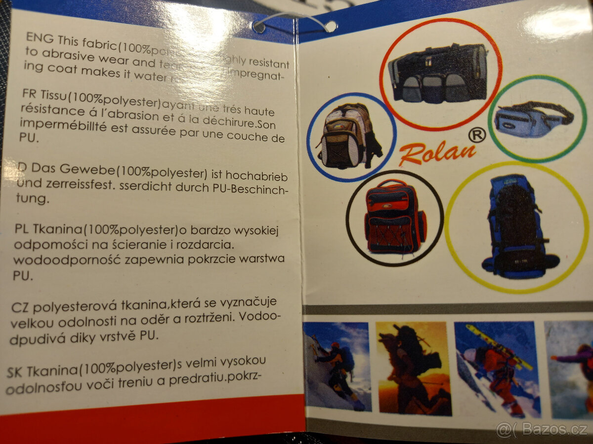 taška sportovní 60cm x 30cm x 24cm nová - 7