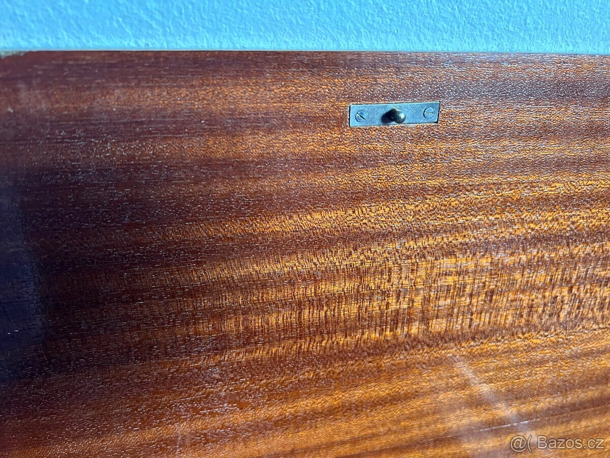 Starožitná hrací skříňka - intarzie - 7