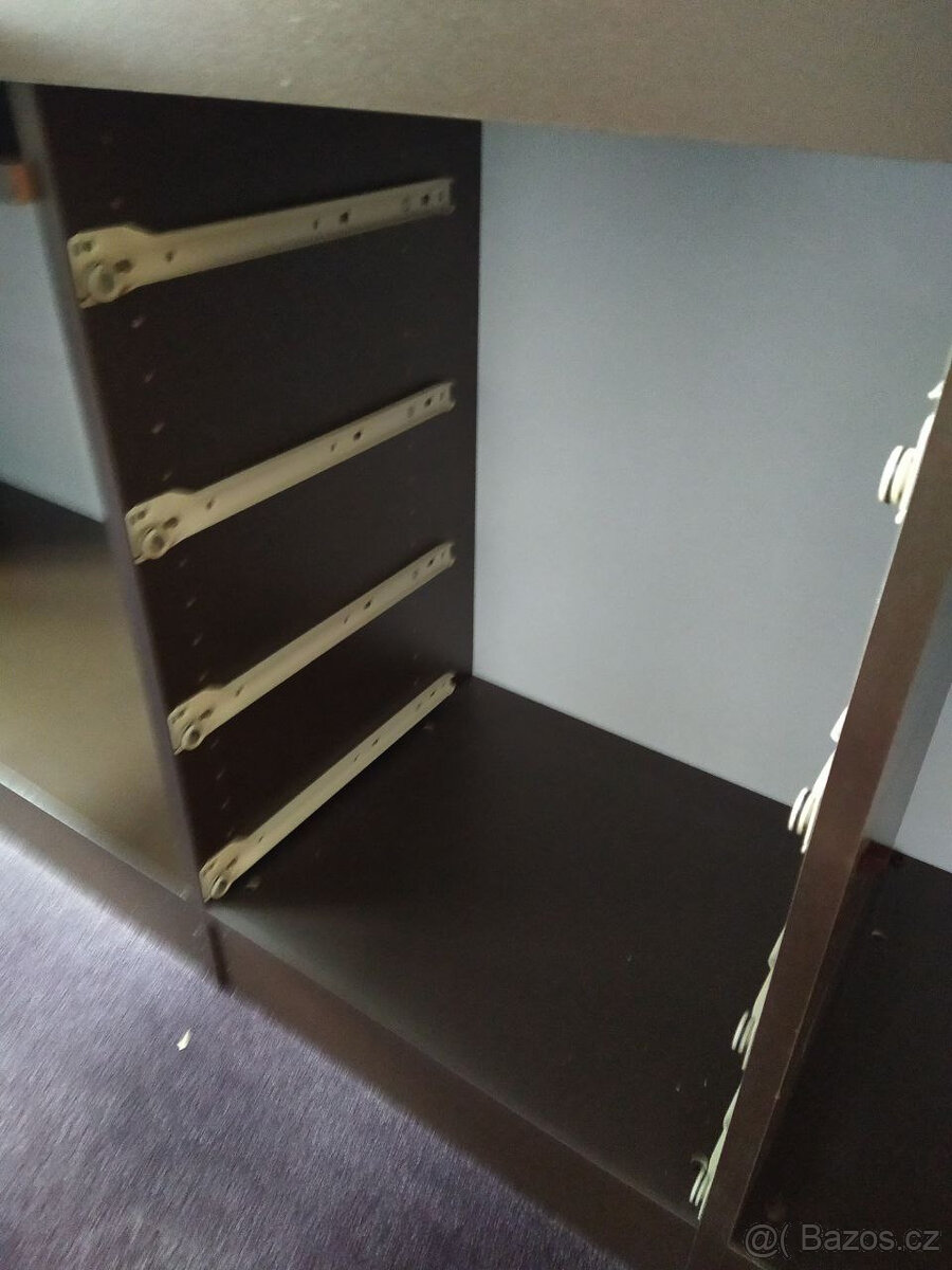 Kancelářská skříň s ostrůvkem / obývací stěna - 7