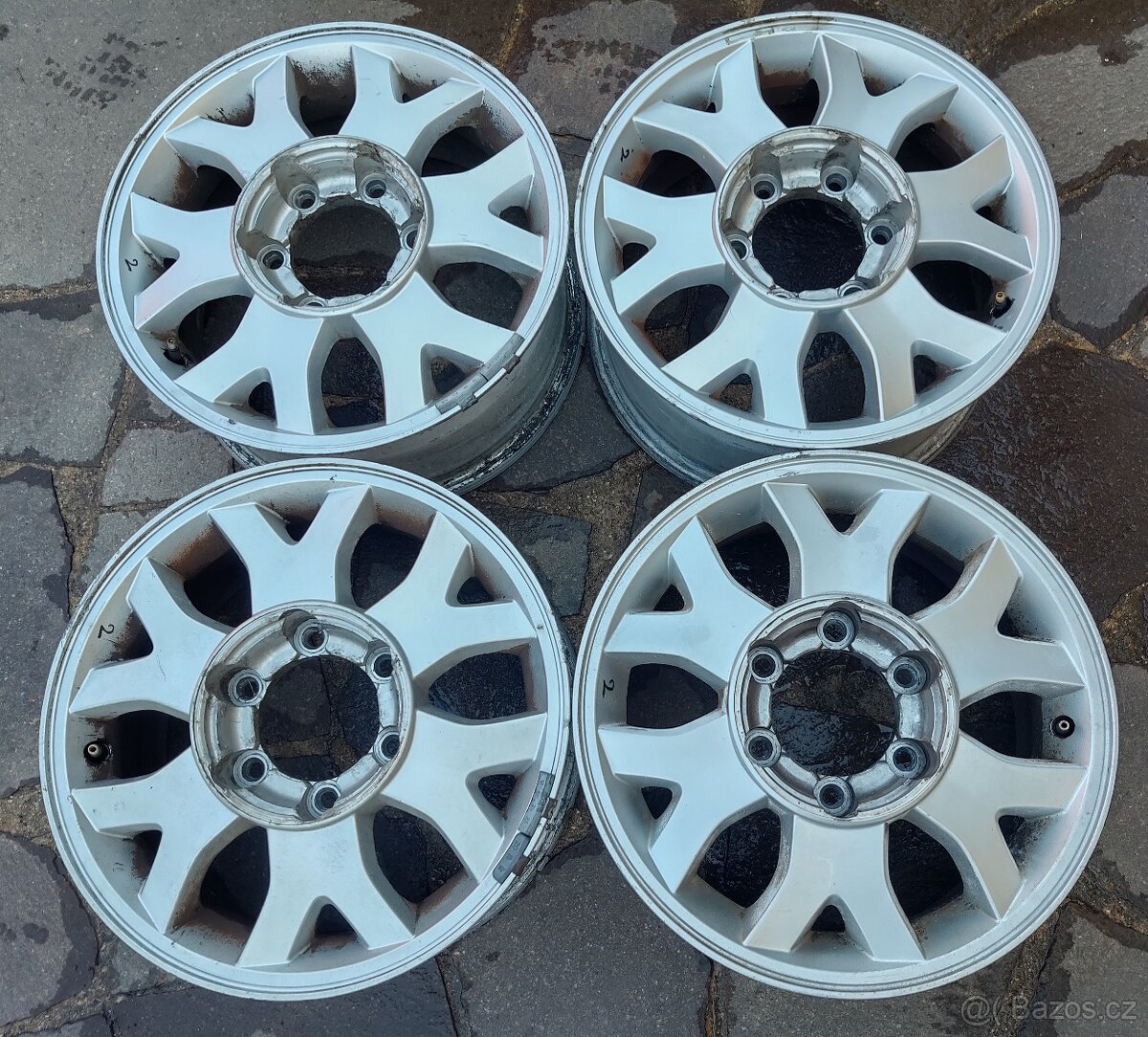 Litá kola originál 16" Ssangyong Rexton I. Tři typy - 7