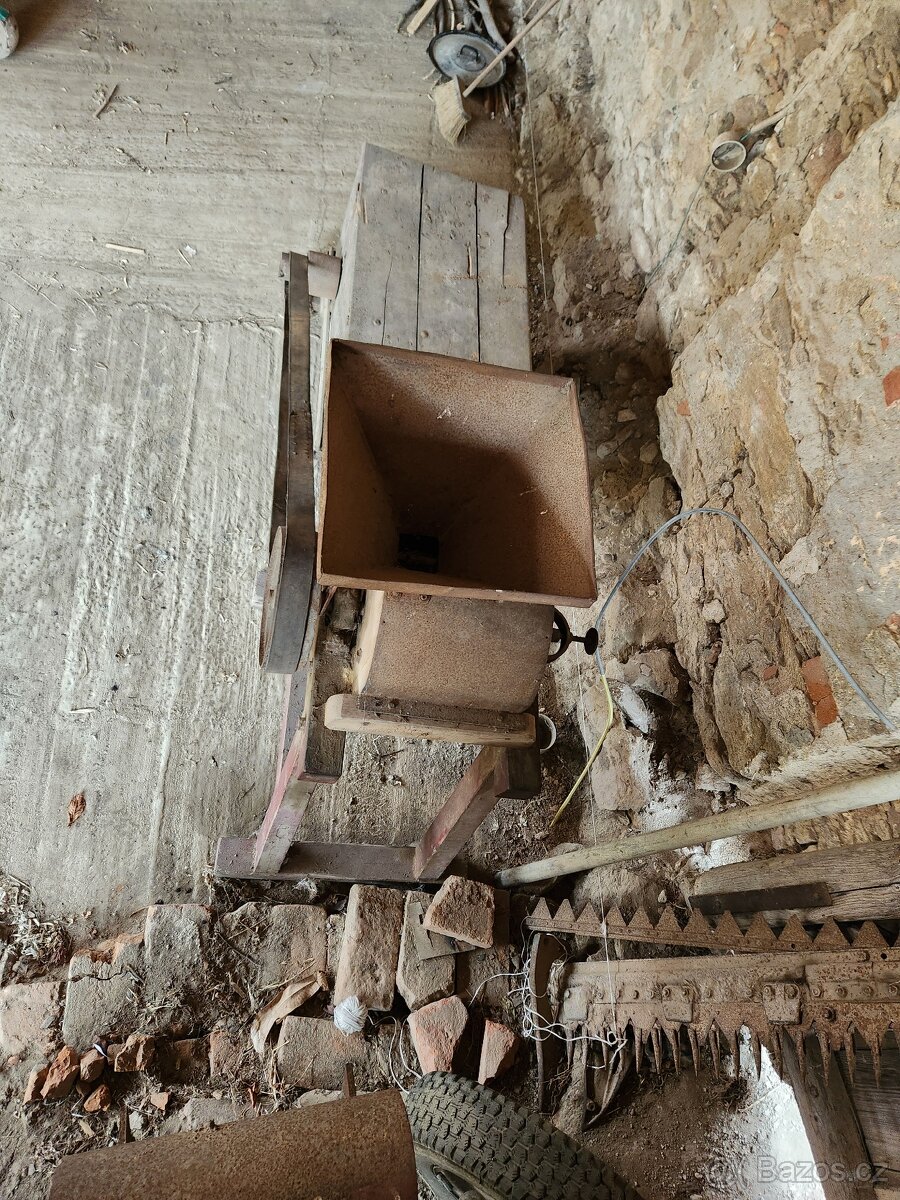 stabilní elektromotor + šroťák - 7