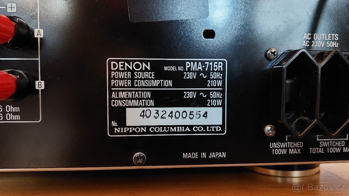 Stereo zesilovač Denon PMA-715R - 7