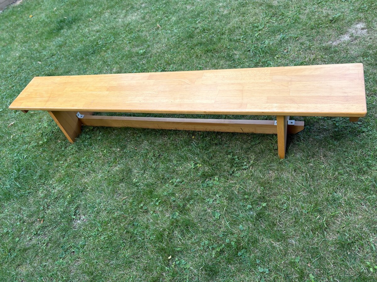 Ribstol s lavici - 7